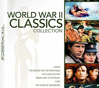 WORLD WAR II COLLECTION (MULTI FEATURE, 9 DISCS) - DVD (BRIDGE CAINE HANOVER HEROES SAHARA GUNS ANZIO FROM HERE FURY) For Discount