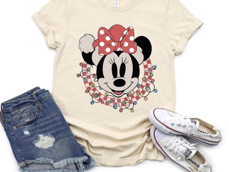 Minnie  Cream Christmas Shirt  | Christmas Unisex Tee Sale