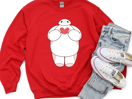 Disney Sweetheart Night Crewneck | Baymax Valentine’s sweatshirt Online now