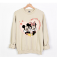 Sweetheart Night Disney Sweatshirt Crewneck | Mickey & Minnie Valentine’s sweatshirt For Cheap