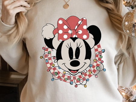 Minnie  Christmas Crewneck Sweatshirt | Christmas Sweatshirte Online now