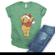 Winnie The Pooh Green Shirt | Disney Christmas Tee Sale