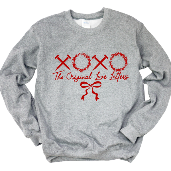 The Original Love Letters Sweatshirt | Christian Valentines Crewneck Online Sale