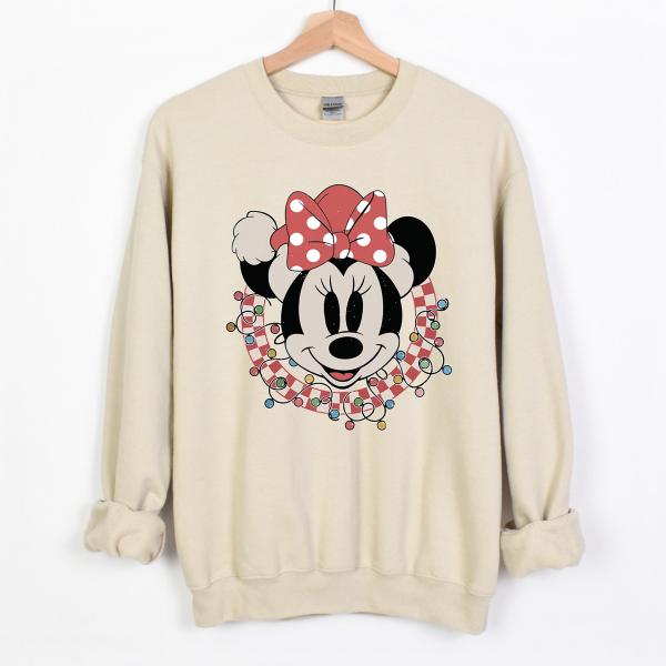 Minnie  Christmas Crewneck Sweatshirt | Christmas Sweatshirte Online now