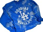 Dodgers World Series Tie Dye Sweatshirt | Dodgers Crewneck Online