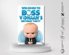 Boss Baby Theme Personalized Welcome Board For Sale