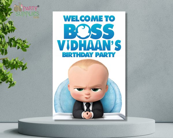 Boss Baby Theme Personalized Welcome Board For Sale