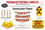 Construction Theme Heritage Kit For Discount