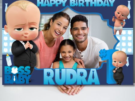 Boss Baby Theme Personalized Photobooth Online Hot Sale