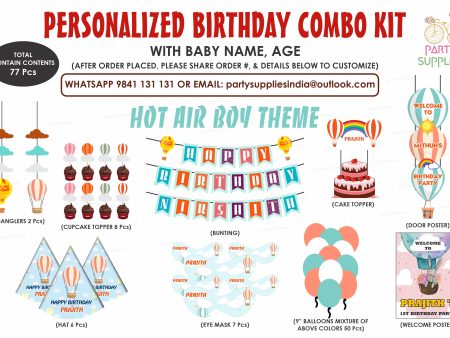 Hot Air Boy Theme Preferred Kit on Sale