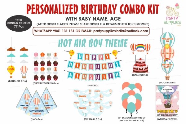 Hot Air Boy Theme Preferred Kit on Sale