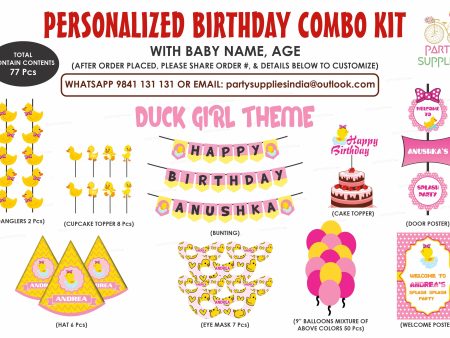 Duck Girl Theme Preferred Kit Hot on Sale