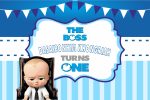 Boss Baby Theme Personalized Backdrop Online Sale