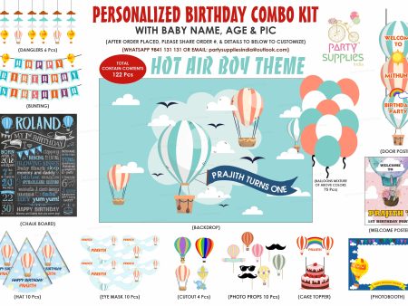 Hot Air Boy Theme Classic Kit For Discount