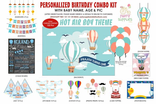 Hot Air Boy Theme Classic Kit For Discount