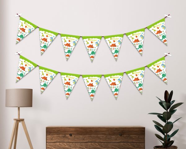 Dinosaur Theme Flag type Hanging Online Sale