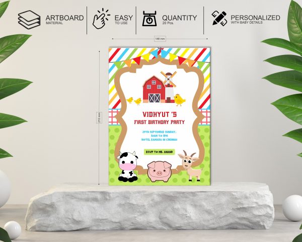 Farm Theme Customized Invite Online