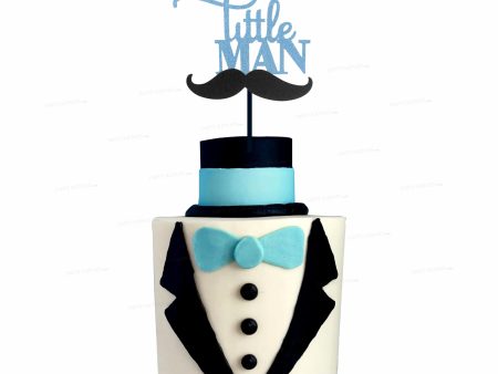 Little Man Theme Customized Cake Topper Online Sale