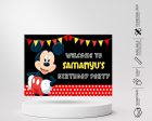 Mickey Mouse Customized with Baby details Welcome Board For Cheap