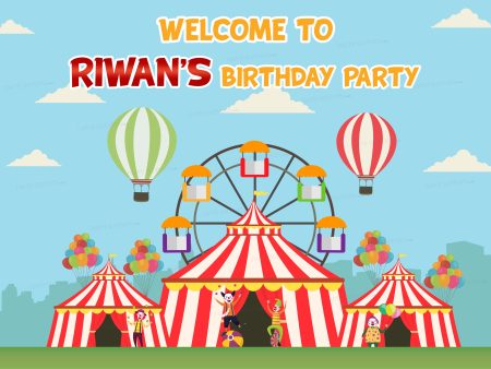 Circus Theme Customized Welcome Board Cheap