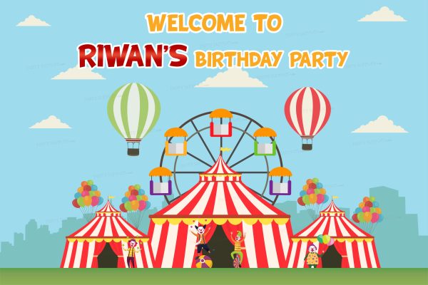 Circus Theme Customized Welcome Board Cheap