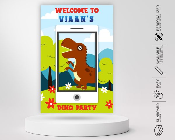 Dinosaur Theme Personalized Welcome Board Online Sale