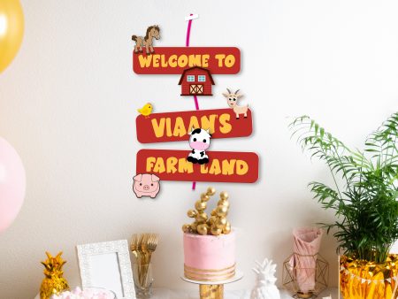 Farm Theme Customized Door Poster For Cheap