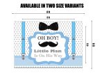 Little Man Theme Customized Backdrop Fashion