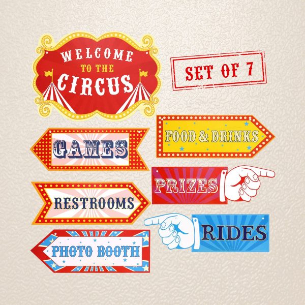 Circus Theme Customized Props Online