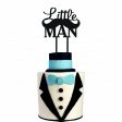 Little Man Theme Cake Topper For Sale