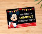 Mickey Mouse Customized with Baby details Welcome Board For Cheap