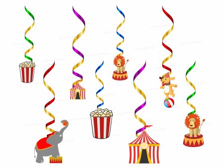 Circus Theme Swirls For Cheap