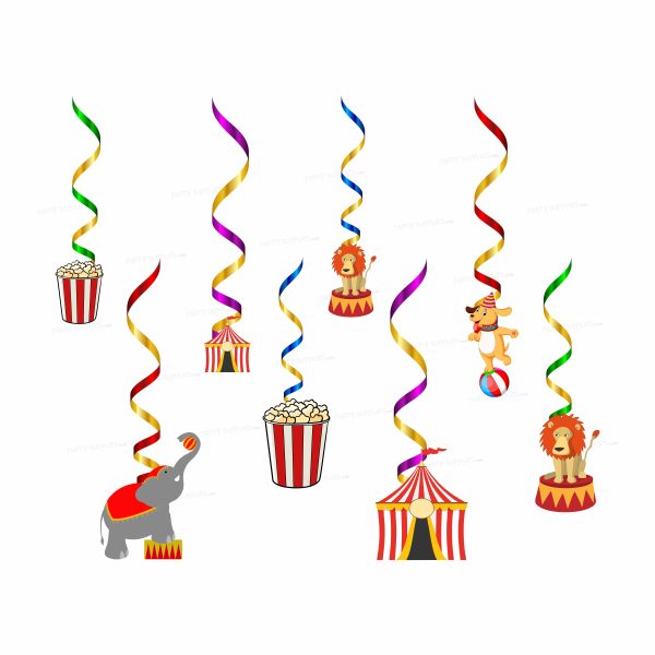 Circus Theme Swirls For Cheap