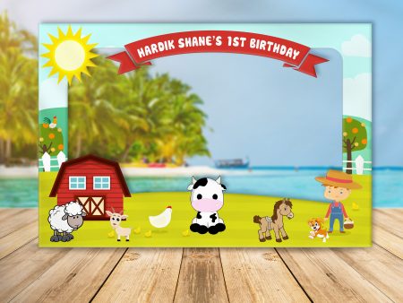 Farm Theme Personalized Photobooth Sale