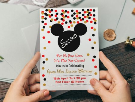 Mickey Mouse Invite Online Sale