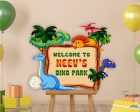 Dinosaur Theme Customized Welcome Board Fashion