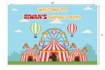 Circus Theme Customized Welcome Board Cheap