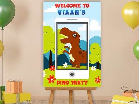 Dinosaur Theme Personalized Welcome Board Online Sale