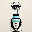 Little Man Theme Cake Topper For Sale