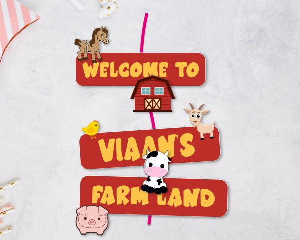 Farm Theme Customized Door Poster For Cheap