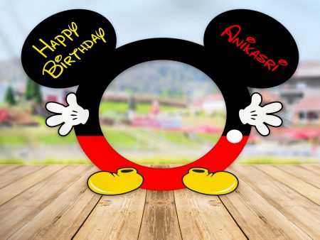 Mickey Mouse Customized Photobooth For Cheap