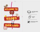 Farm Theme Customized Door Poster For Cheap