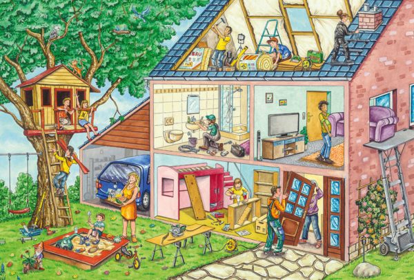 Puzzle - Schmidt Spiele - Hardworking Craftsmen (40 Pieces) For Cheap