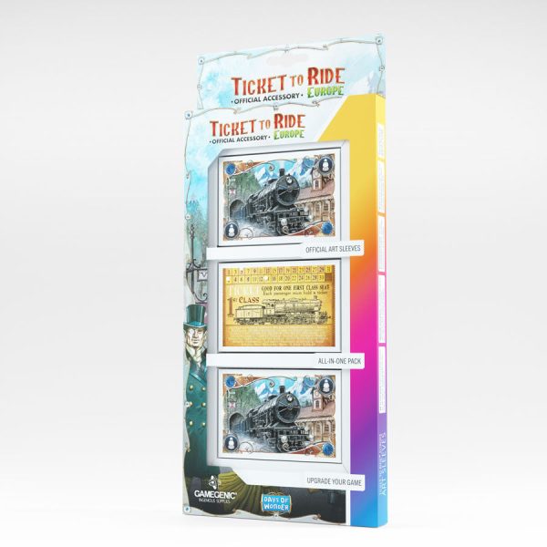 Gamegenic - Ticket to Ride Europe Art Sleeves (168ct) Online Hot Sale