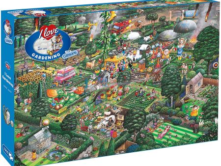 Puzzle - Gibsons - I Love Gardening (1000 Pieces) Hot on Sale