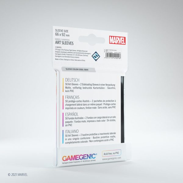 Gamegenic - Marvel Champions Art Sleeves - Wasp (50ct) Supply