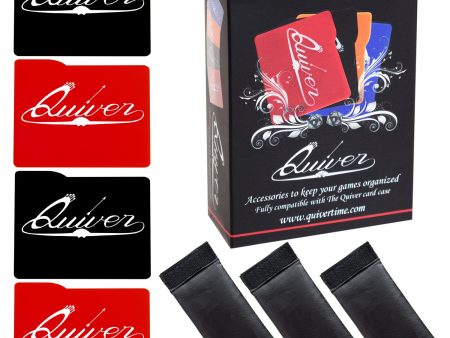 Quiver Time - Card Case Dividers & Separators (Red & Black) For Discount