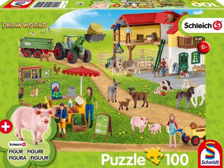 Puzzle - Schmidt Spiele - Farm World (100 Pieces) Discount