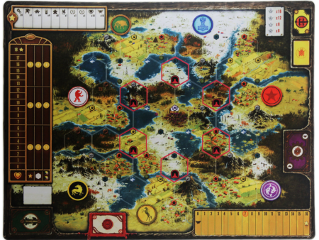 Scythe Neoprene Board Game Mat (36  X 28 ) Supply