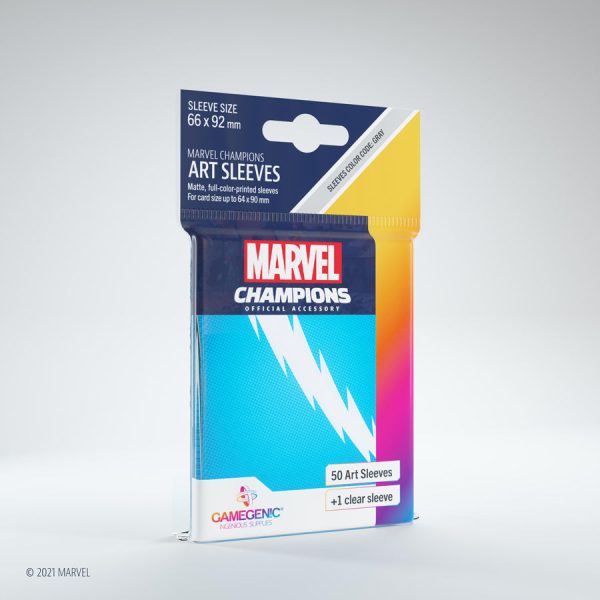 Gamegenic - Marvel Champions Art Sleeves - Quicksilver (50ct) Supply